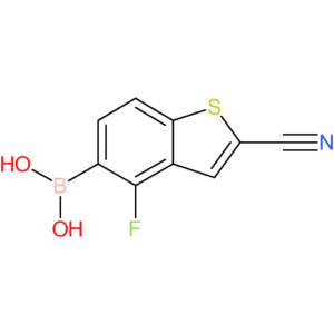 2-cyano-4-fluorobenzothiophene-5-boronic acid