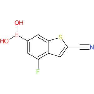 2-cyano-4-fluorobenzothiophene-6-boronic acid