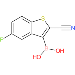 2-cyano-5-fluorobenzothiophene-3-boronic acid