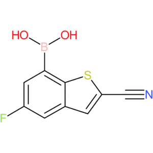 2-cyano-5-fluorobenzothiophene-7-boronic acid
