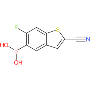 2-cyano-6-fluorobenzothiophene-5-boronic acid