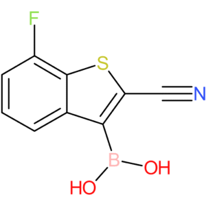 2-cyano-7-fluorobenzothiophene-3-boronic acid