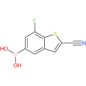 2-cyano-7-fluorobenzothiophene-5-boronic acid