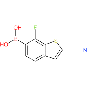 2-cyano-7-fluorobenzothiophene-6-boronic acid