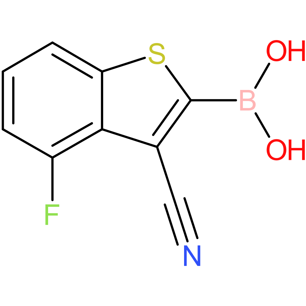 3-cyano-4-fluorobenzothiophene-2-boronic acid