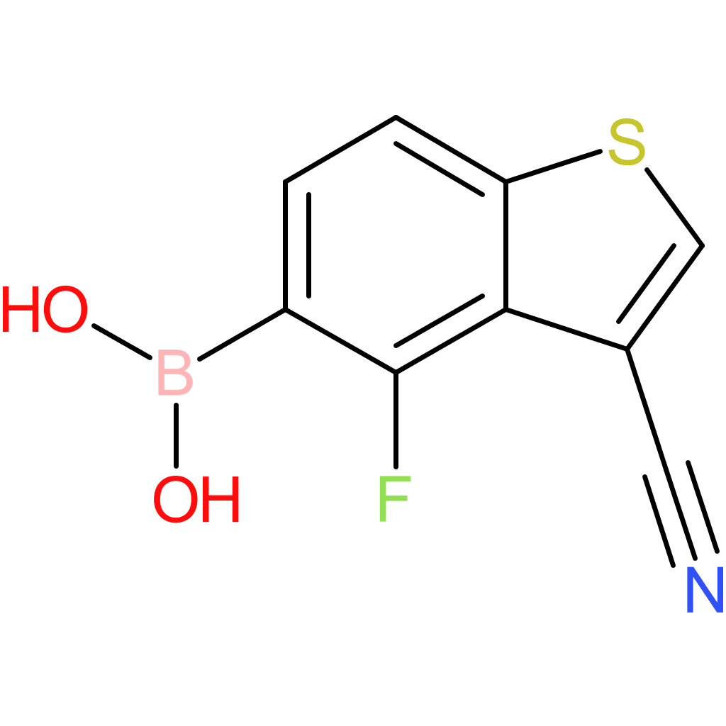 3-cyano-4-fluorobenzothiophene-5-boronic acid
