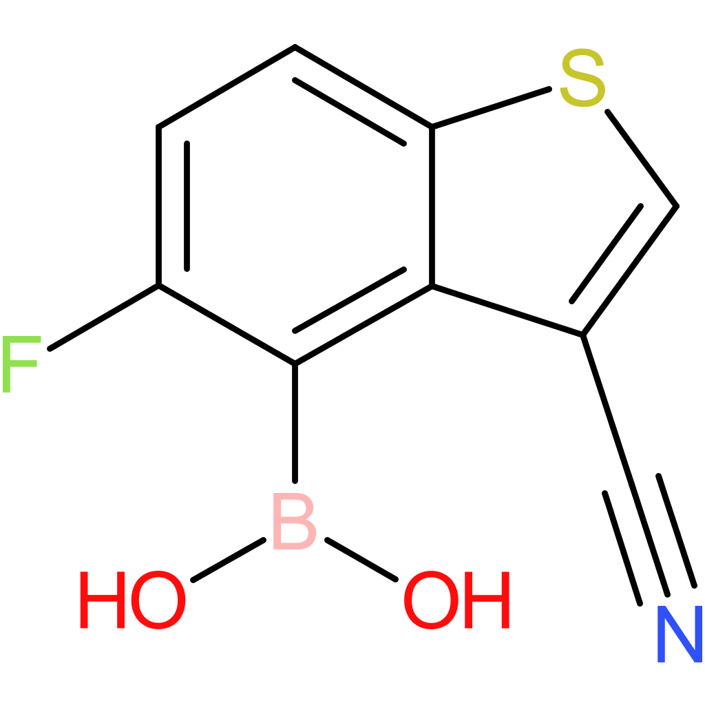 3-cyano-5-fluorobenzothiophene-4-boronic acid