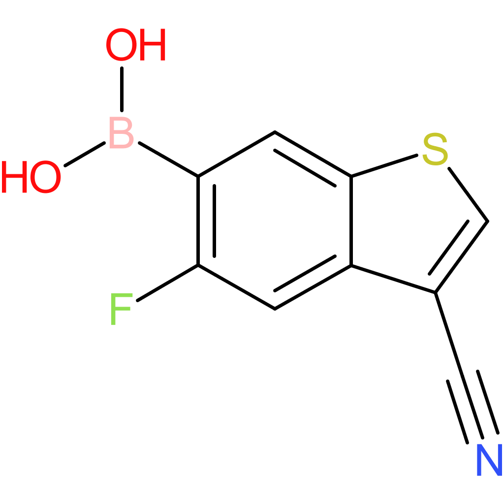 3-cyano-5-fluorobenzothiophene-6-boronic acid