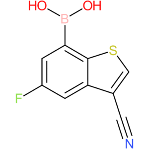 3-cyano-5-fluorobenzothiophene-7-boronic acid