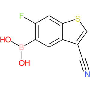 3-cyano-6-fluorobenzothiophene-5-boronic acid