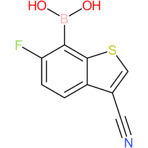 3-cyano-6-fluorobenzothiophene-7-boronic acid
