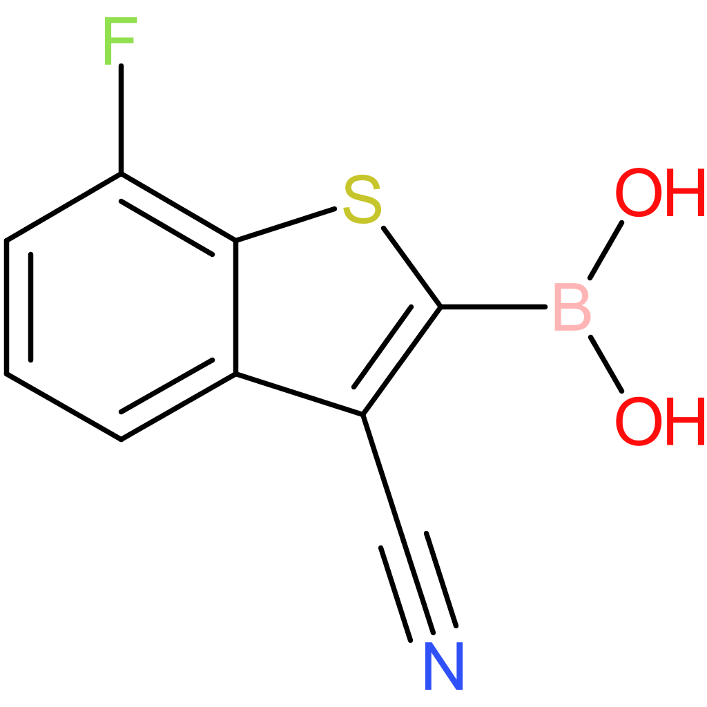 3-cyano-7-fluorobenzothiophene-2-boronic acid