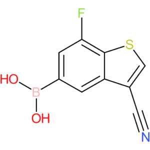 3-cyano-7-fluorobenzothiophene-5-boronic acid