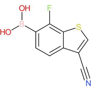 3-cyano-7-fluorobenzothiophene-6-boronic acid