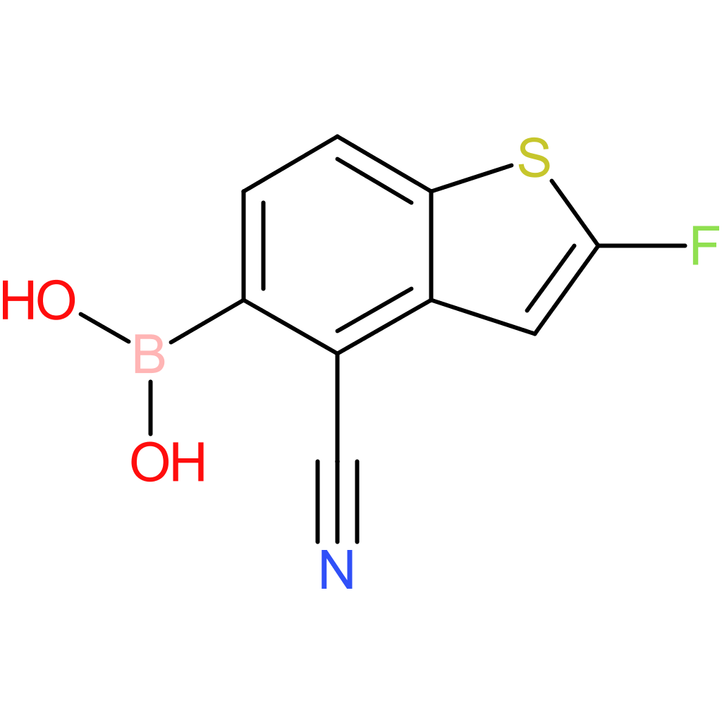 4-cyano-2-fluorobenzothiophene-5-boronic acid
