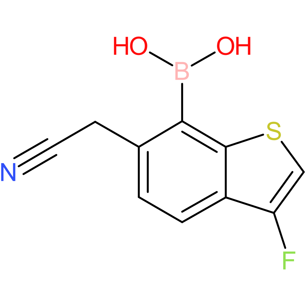 7-borono-3-fluorobenzothiophene-6-acetonitrile