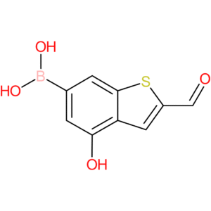 2-formyl-4-hydroxybenzothiophene-6-boronic acid