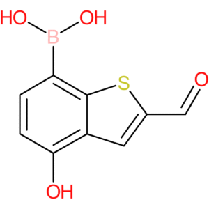 2-formyl-4-hydroxybenzothiophene-7-boronic acid