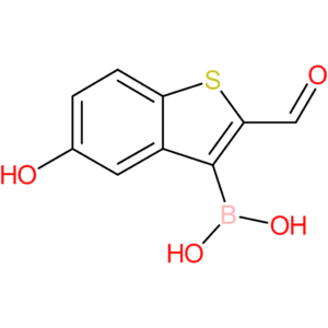 2-formyl-5-hydroxybenzothiophene-3-boronic acid