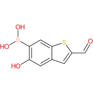 2-formyl-5-hydroxybenzothiophene-6-boronic acid