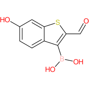 2-formyl-6-hydroxybenzothiophene-3-boronic acid