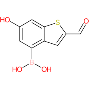 2-formyl-6-hydroxybenzothiophene-4-boronic acid