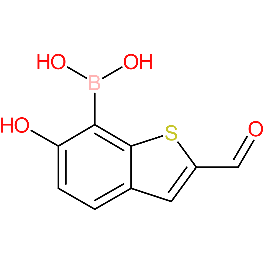 2-formyl-6-hydroxybenzothiophene-7-boronic acid