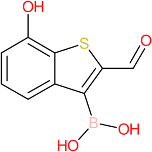 2-formyl-7-hydroxybenzothiophene-3-boronic acid