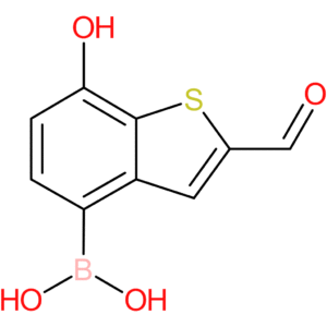 2-formyl-7-hydroxybenzothiophene-4-boronic acid