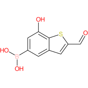 2-formyl-7-hydroxybenzothiophene-5-boronic acid