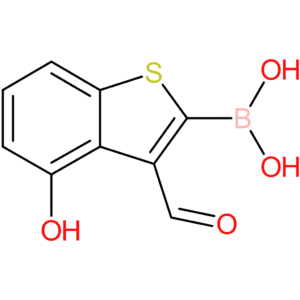 3-formyl-4-hydroxybenzothiophene-2-boronic acid