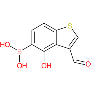 3-formyl-4-hydroxybenzothiophene-5-boronic acid