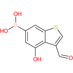 3-formyl-4-hydroxybenzothiophene-6-boronic acid