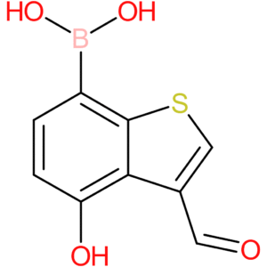 3-formyl-4-hydroxybenzothiophene-7-boronic acid