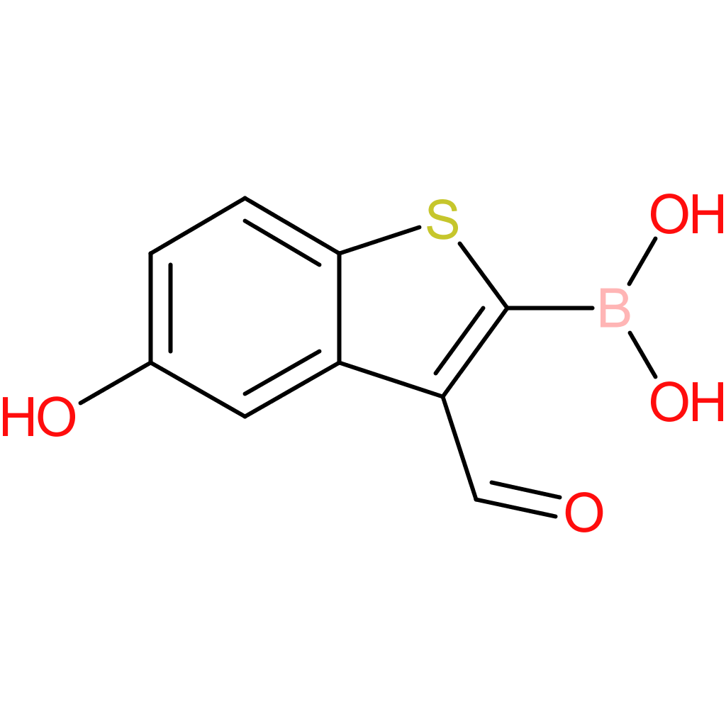 3-formyl-5-hydroxybenzothiophene-2-boronic acid