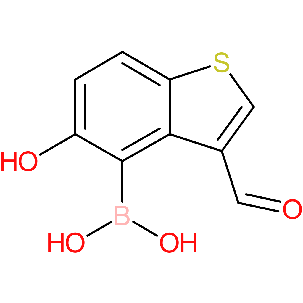 3-formyl-5-hydroxybenzothiophene-4-boronic acid
