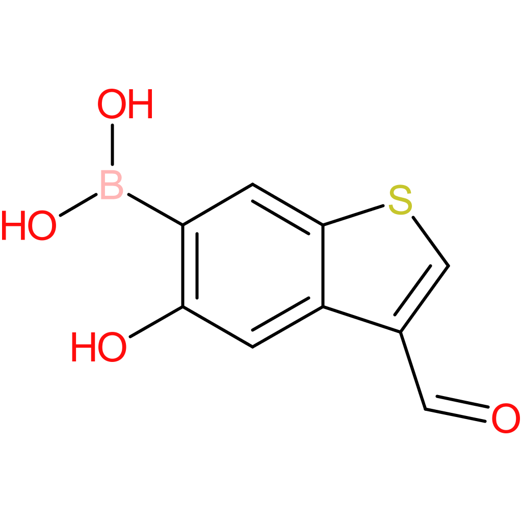 3-formyl-5-hydroxybenzothiophene-6-boronic acid