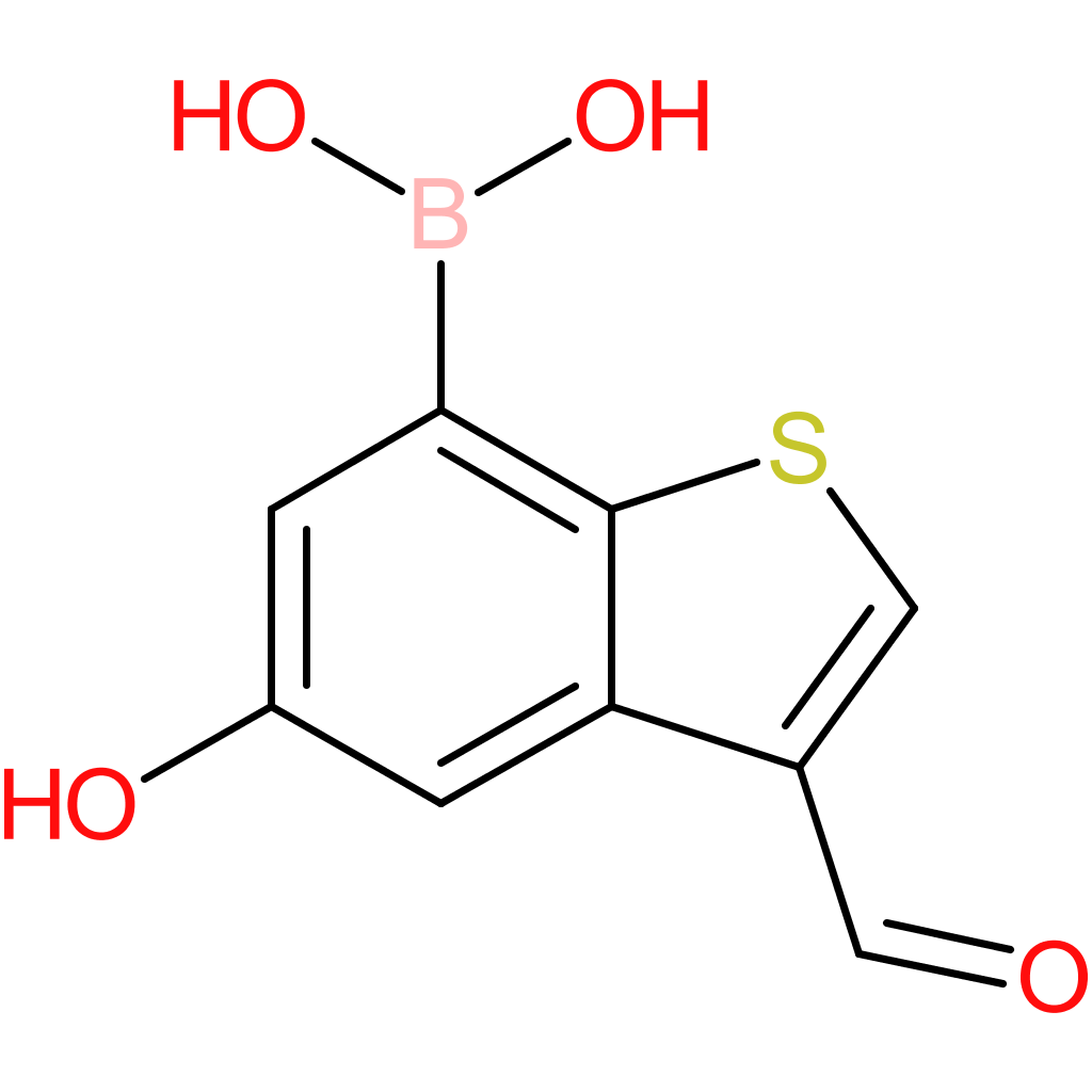 3-formyl-5-hydroxybenzothiophene-7-boronic acid