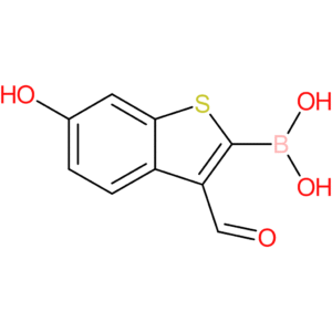 3-formyl-6-hydroxybenzothiophene-2-boronic acid