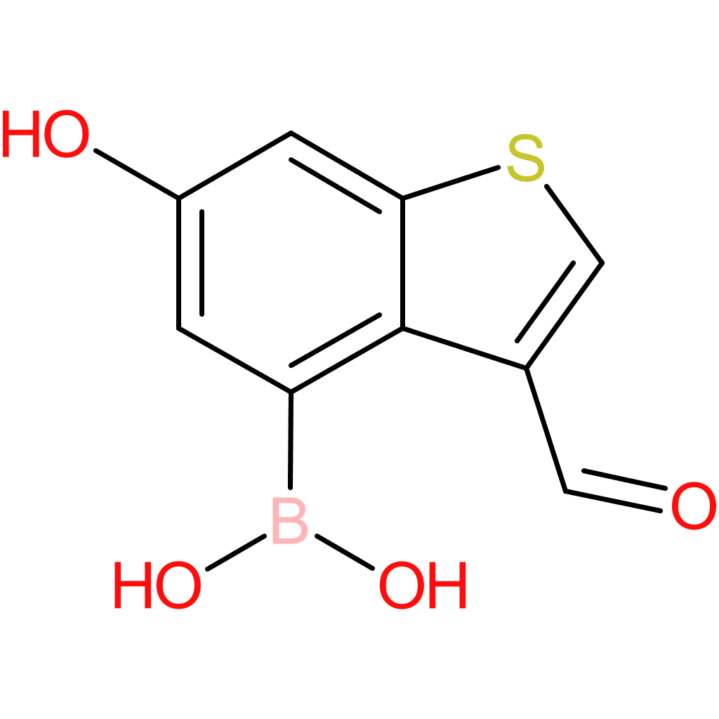 3-formyl-6-hydroxybenzothiophene-4-boronic acid