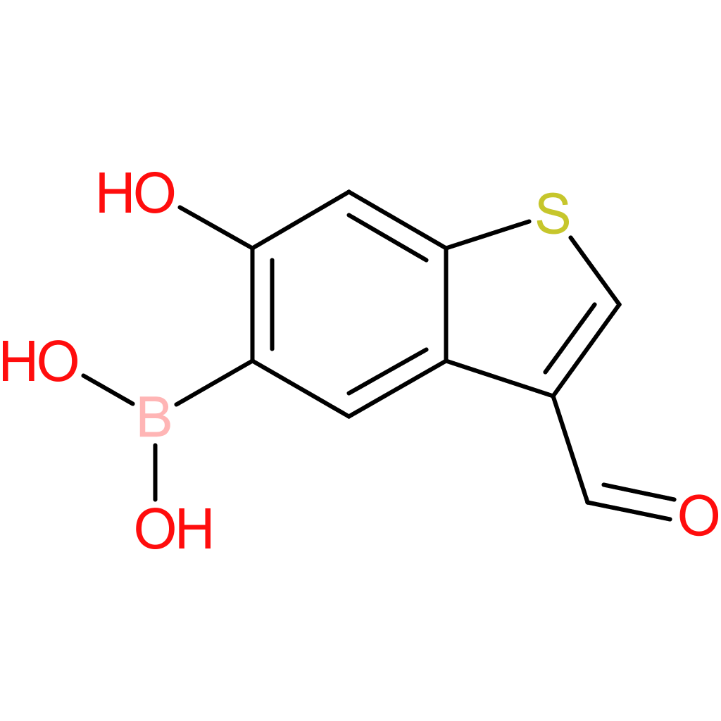 3-formyl-6-hydroxybenzothiophene-5-boronic acid