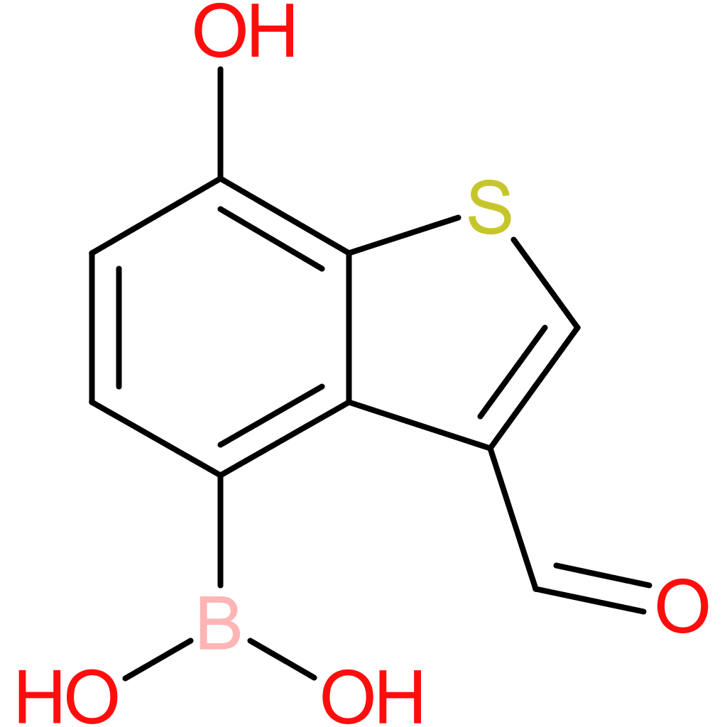 3-formyl-7-hydroxybenzothiophene-4-boronic acid