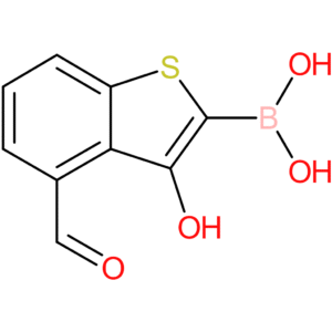 4-formyl-3-hydroxybenzothiophene-2-boronic acid