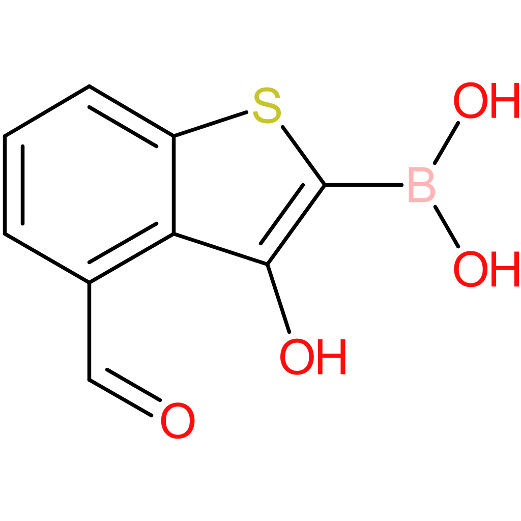4-formyl-3-hydroxybenzothiophene-2-boronic acid