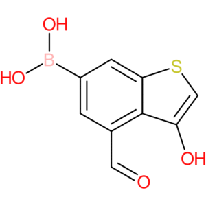 4-formyl-3-hydroxybenzothiophene-6-boronic acid