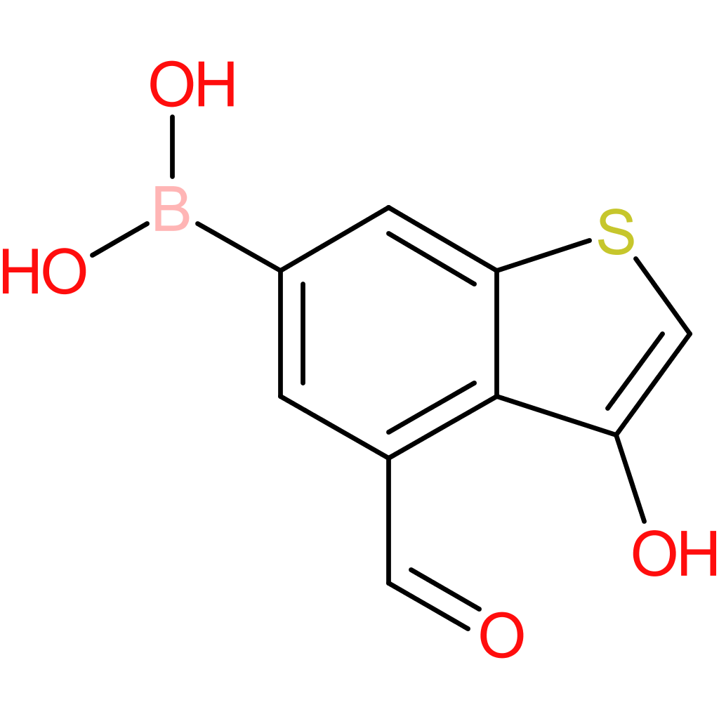 4-formyl-3-hydroxybenzothiophene-6-boronic acid