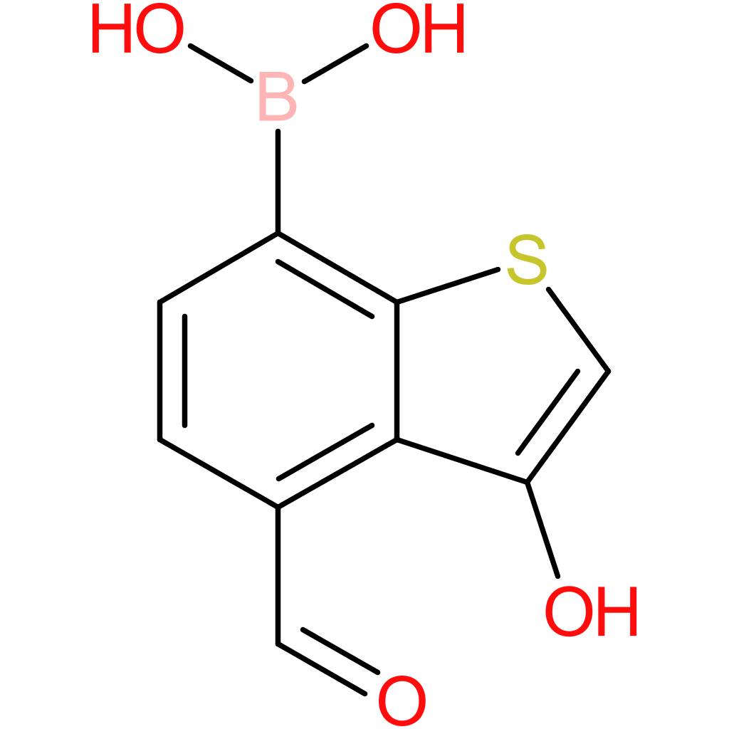 4-formyl-3-hydroxybenzothiophene-7-boronic acid