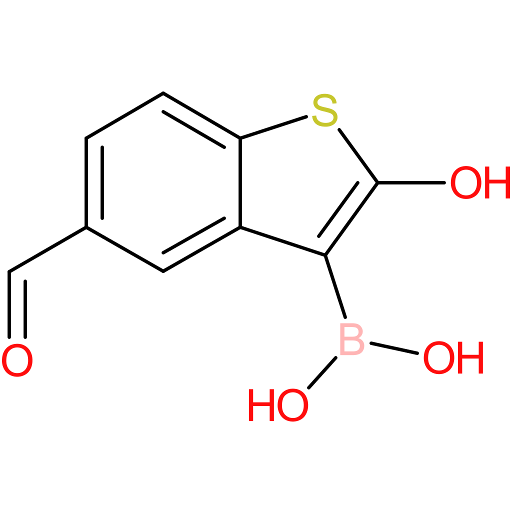 5-formyl-2-hydroxybenzothiophene-3-boronic acid