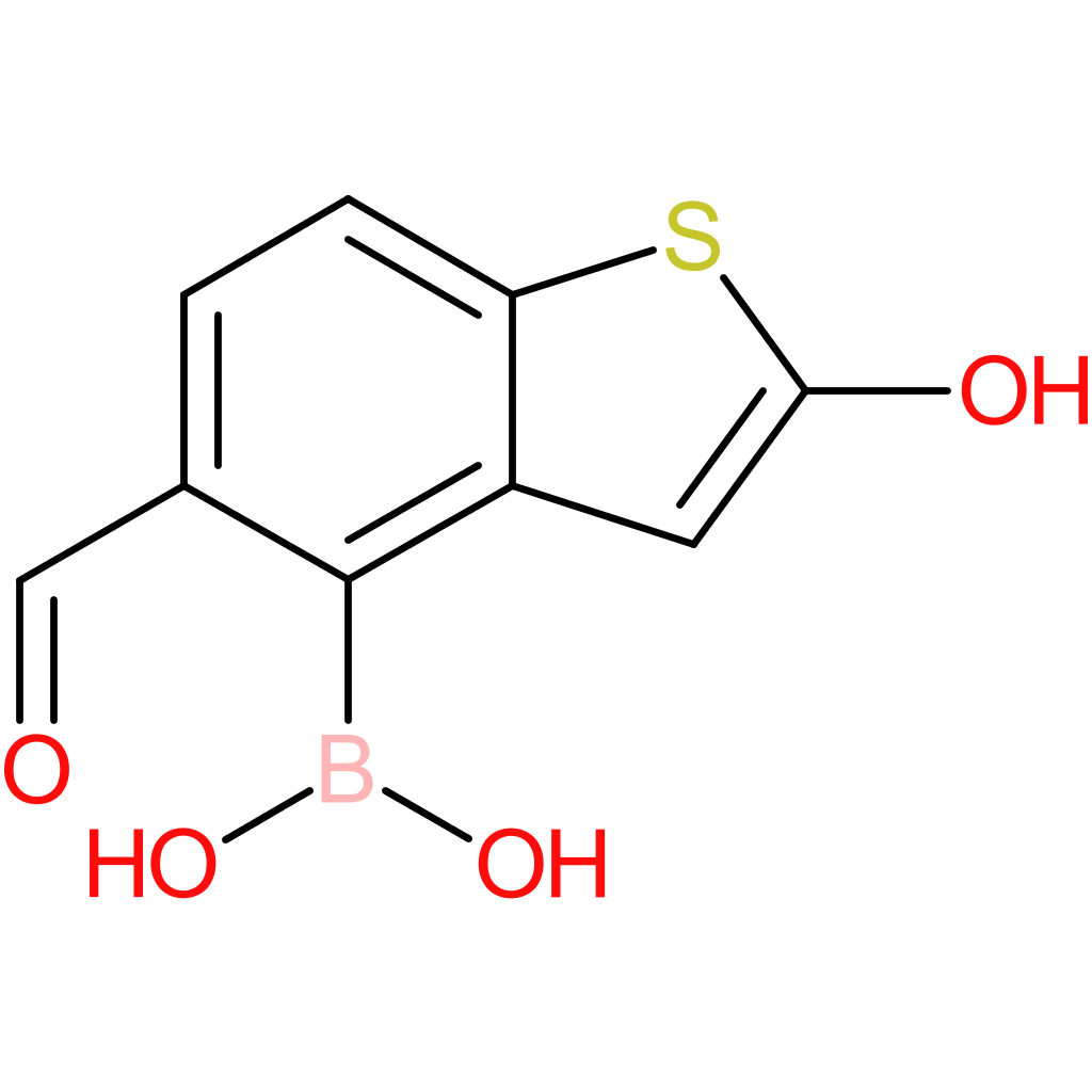 5-formyl-2-hydroxybenzothiophene-4-boronic acid