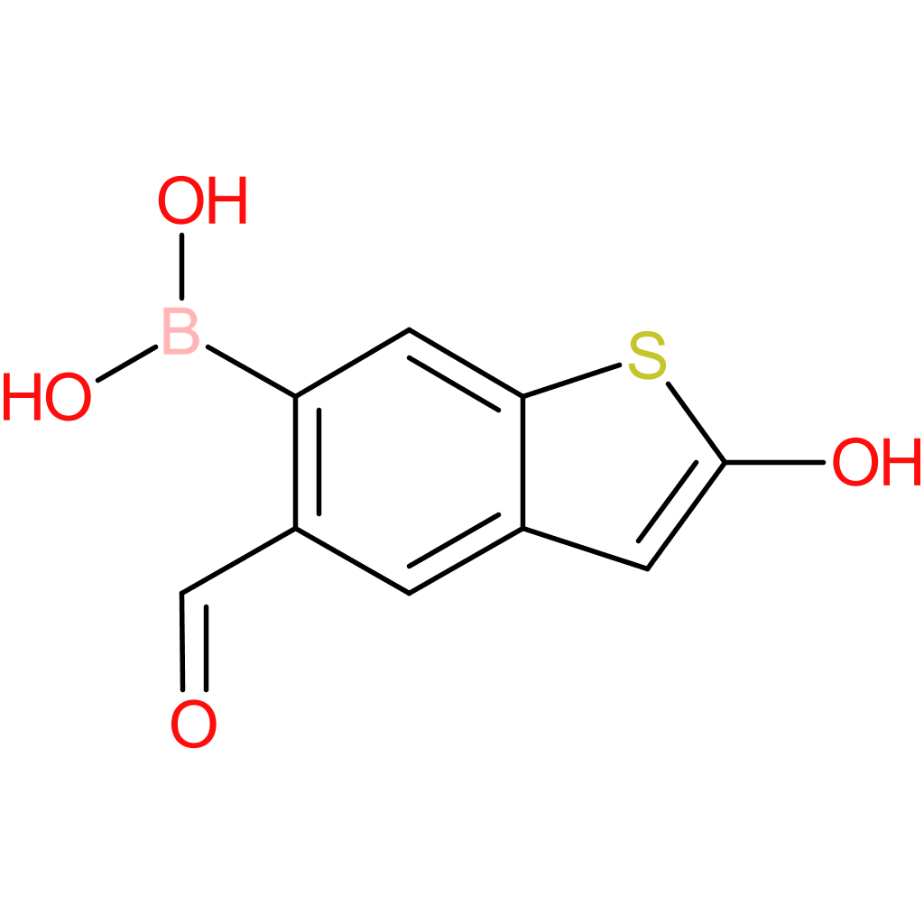 5-formyl-2-hydroxybenzothiophene-6-boronic acid